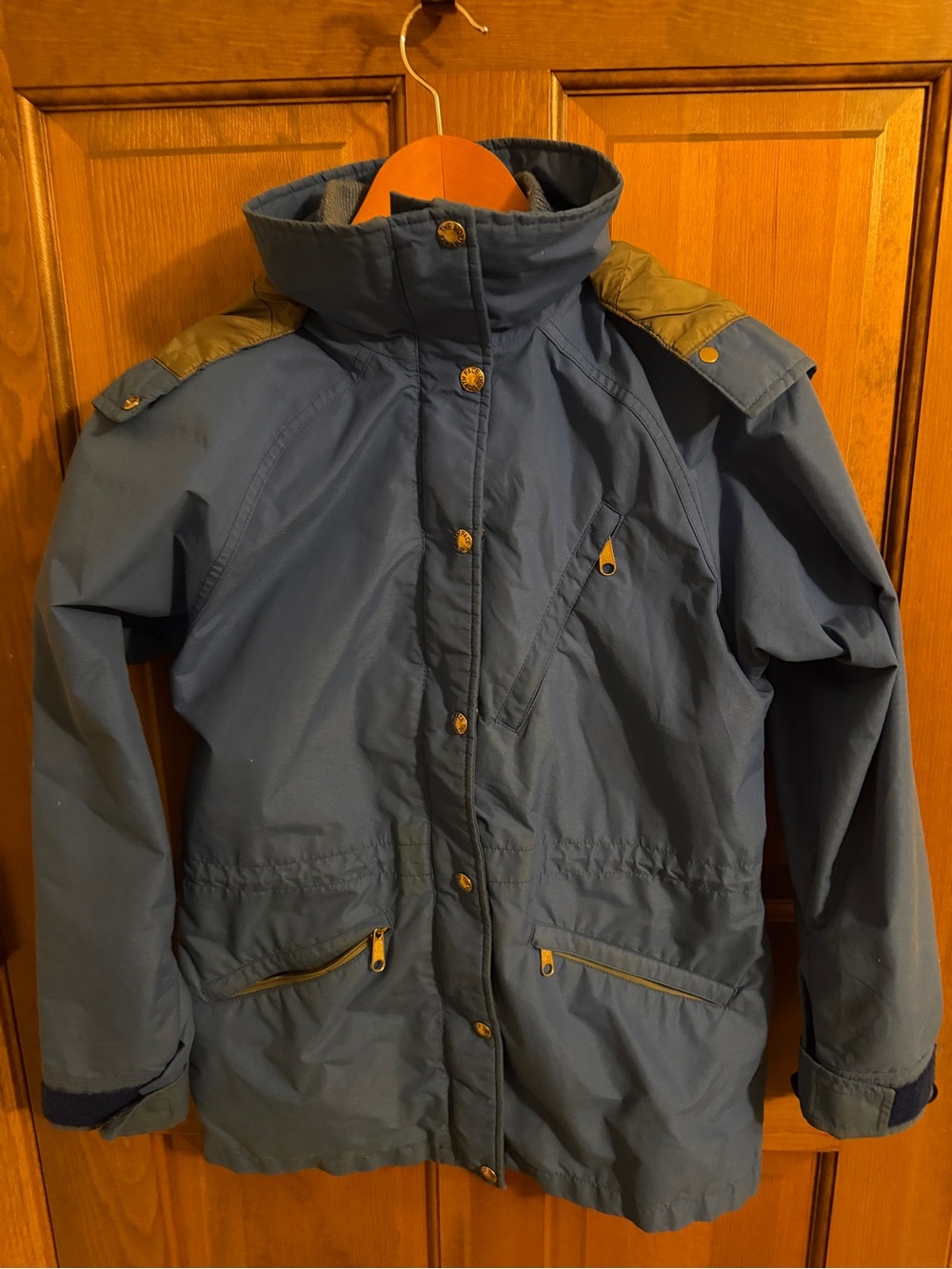 Vintage The North Face Gore-Tex Winter Jacket W-S Blue Made in USA